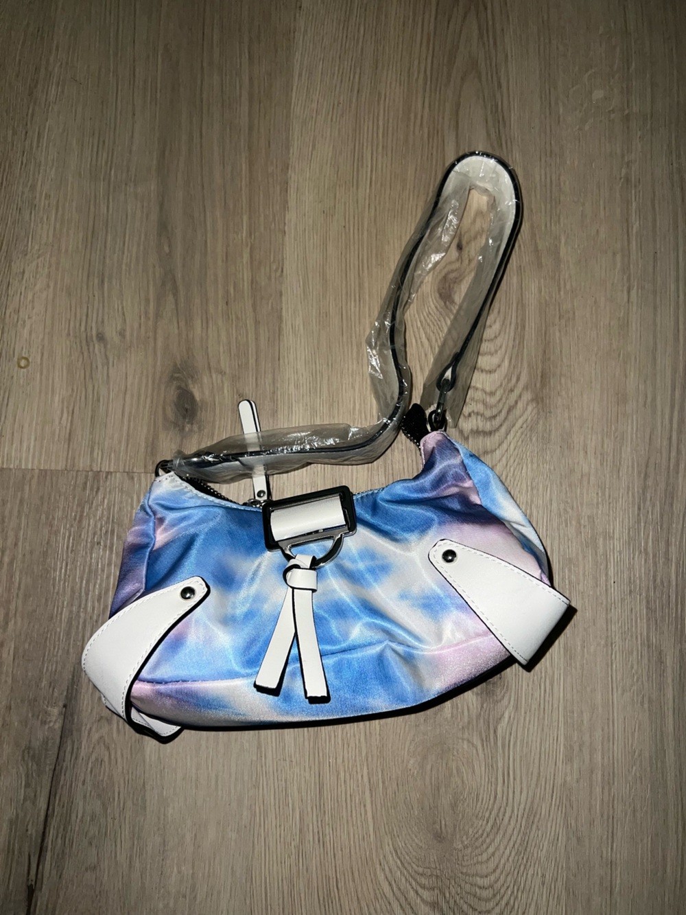 ASOS Blue & Pink Tie-Dye Shoulder Bag